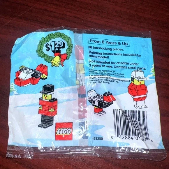 Lego 1627 Santa‎ Claus Complete Set w/Instructions & Original Package 1989 $1.29 - Picture 11 of 12